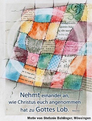 Jahreslosung im Verlag am Birnbach